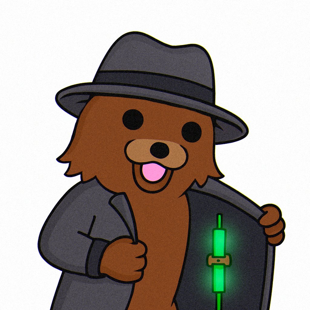 Bear keeps a green candle at all times 📈