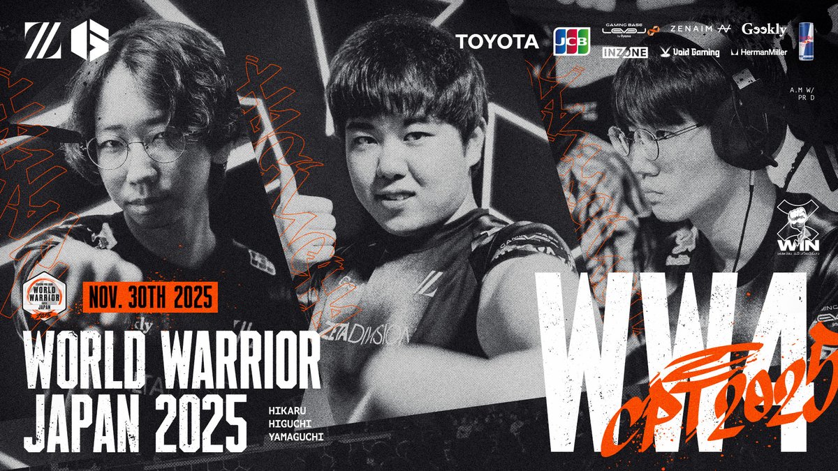 AIMWITHPRIDE's tweet image. ⚡World Warrior 2025 Japan #4

🇯🇵11/30(Sun)

Warriors never fade, they evolve🏹🔥
進化こそ、俺たちの証🧬

📺youtube.com/live/gvB5MgiUu… 

📝zetadi.vision/488b7jJ 

#ZETAWIN #STREETFIGHTER #CPT2025