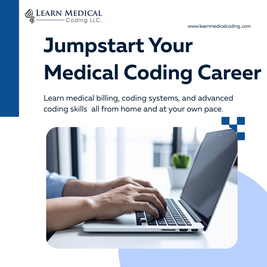 Learnmedcoding's tweet image. Start a career that pays, grows, and stays in demand. 👩🏽‍💻✨
Learn Medical Billing &amp;amp; Coding + Advanced Coding from home with step-by-step lessons made for beginners.
Enroll today at LearnMedicalCoding.com