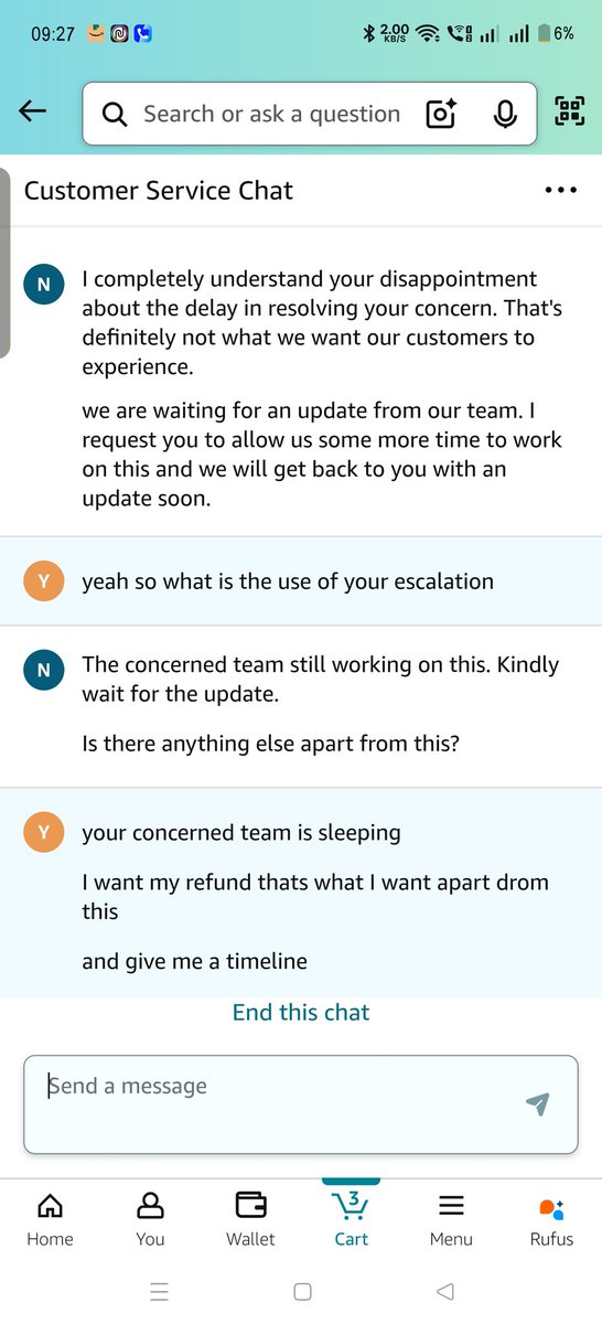 YashAgarwa64573's tweet image. @amazonIN @jagograhakjago see every one how Amazon is copy pasting replies whenver someone talks to them...same thing after 2 weeks...its seems like the concerned team is building a rocket thats why its taking si much time #amazonworst