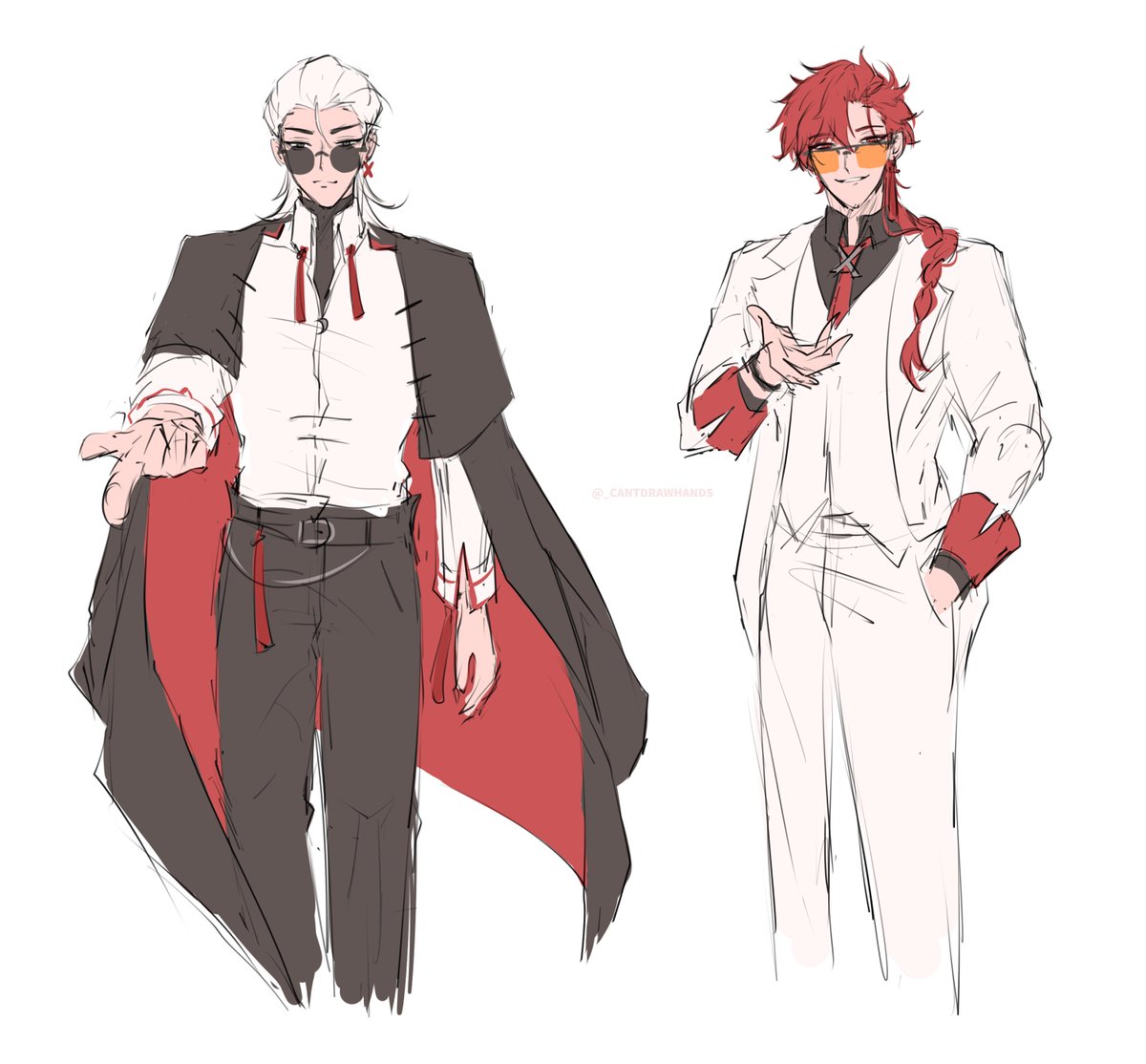 Outfit swap, X looks so fuckin scuffed 😭