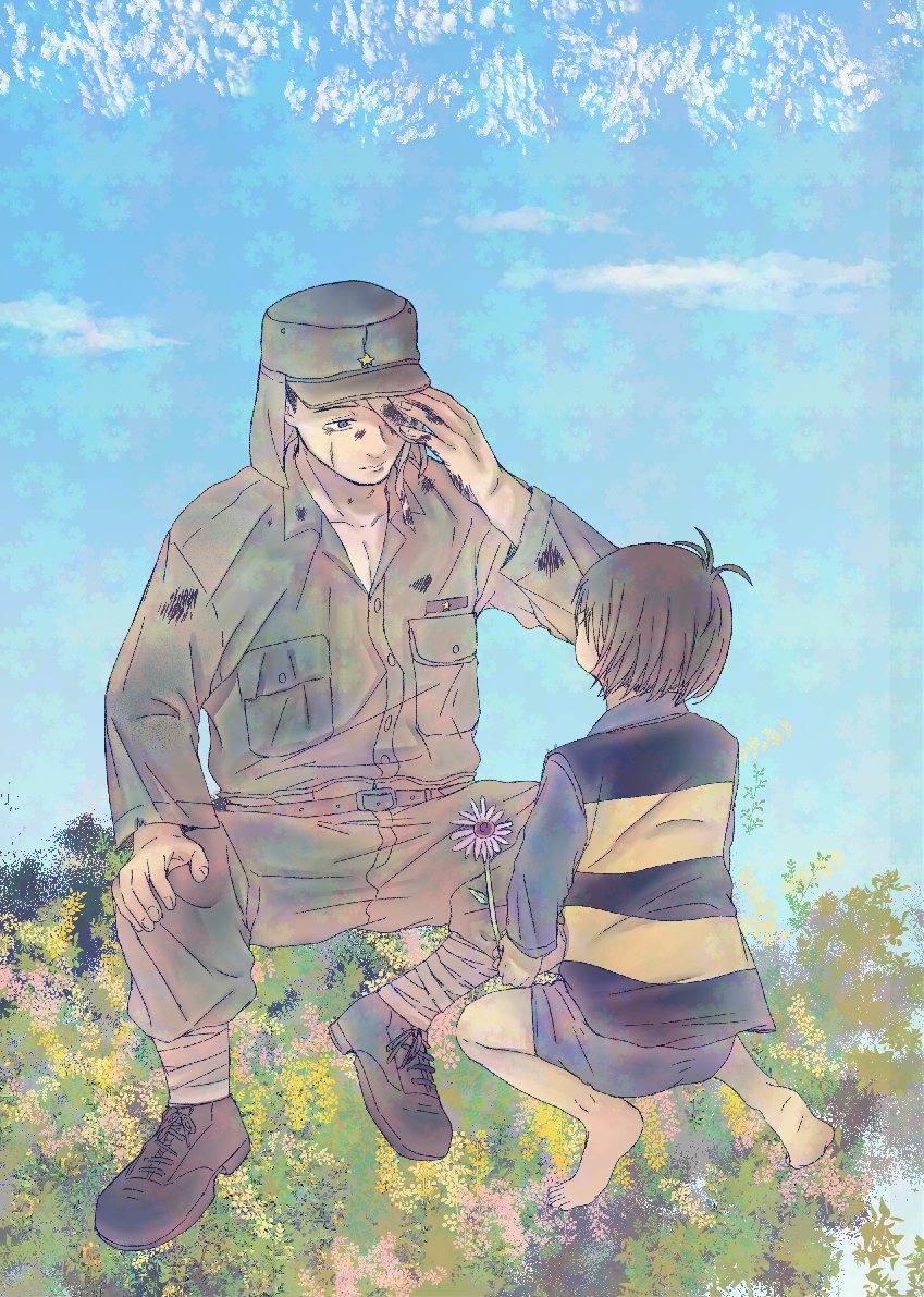 背景をなんとなく描き足してみました