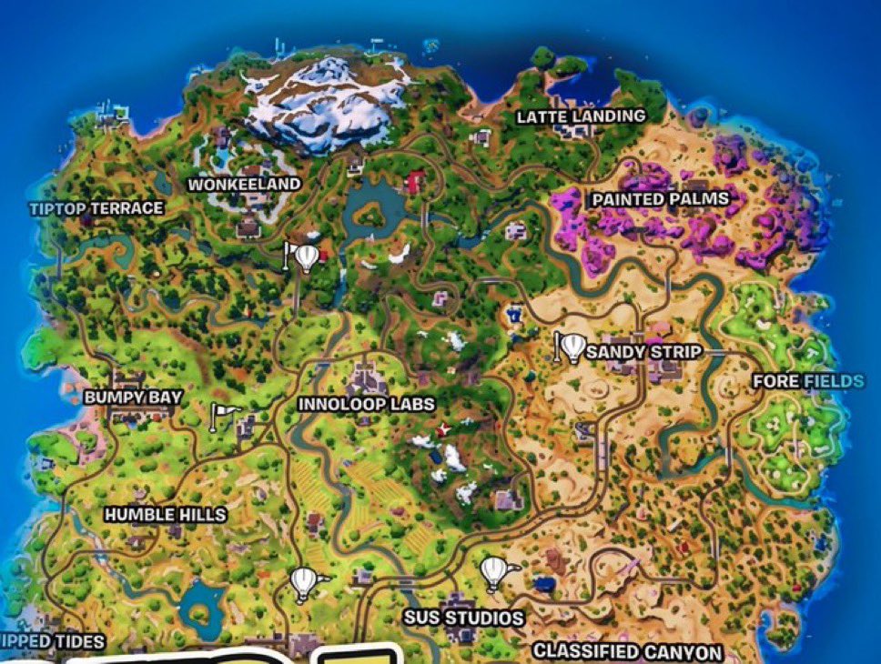 Better look at the new map!