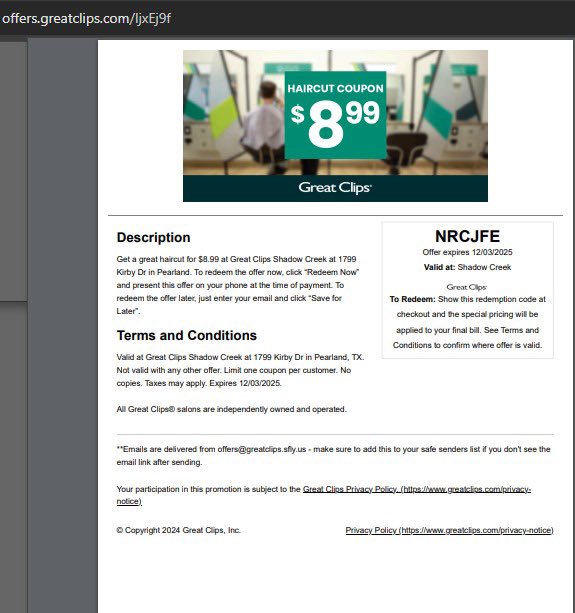 $6.99 Great Clips Coupons MAY 2026 Online tweet media