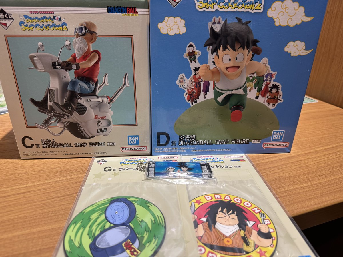 ドラゴンボール Snap collection 譲）C亀仙人 D孫悟飯 求）A悟空チチ 2