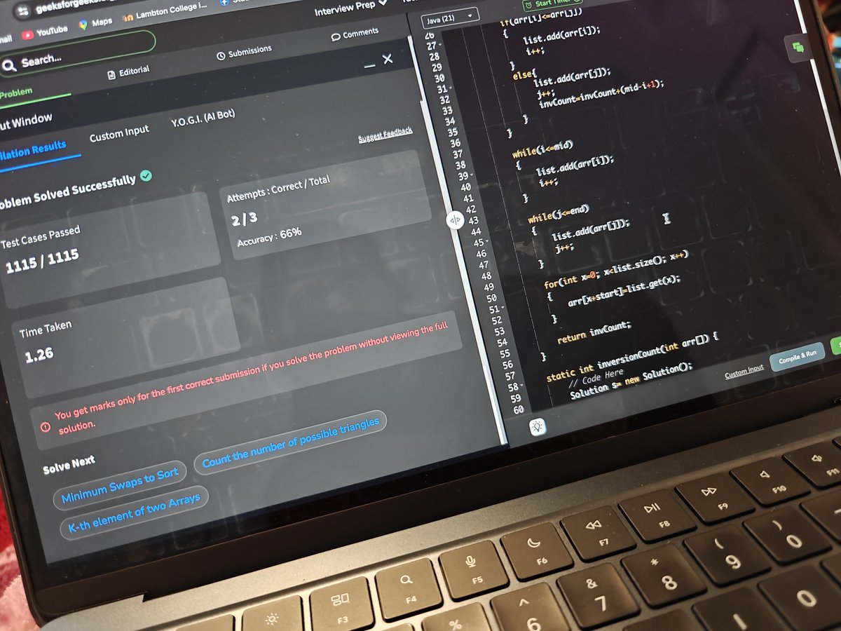 NitinParashar00's tweet image. 🙂 #Day7 of #100DaysOfCode #Java #DSA #LearningJourney