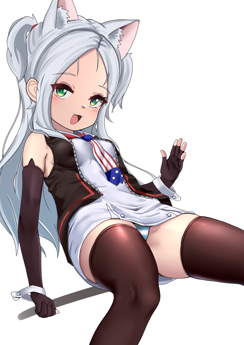 「にーはいはいいぞ シムスちゃんもいいぞ #いいニーハイの日 #アズールレーン」|デドルディのイラスト