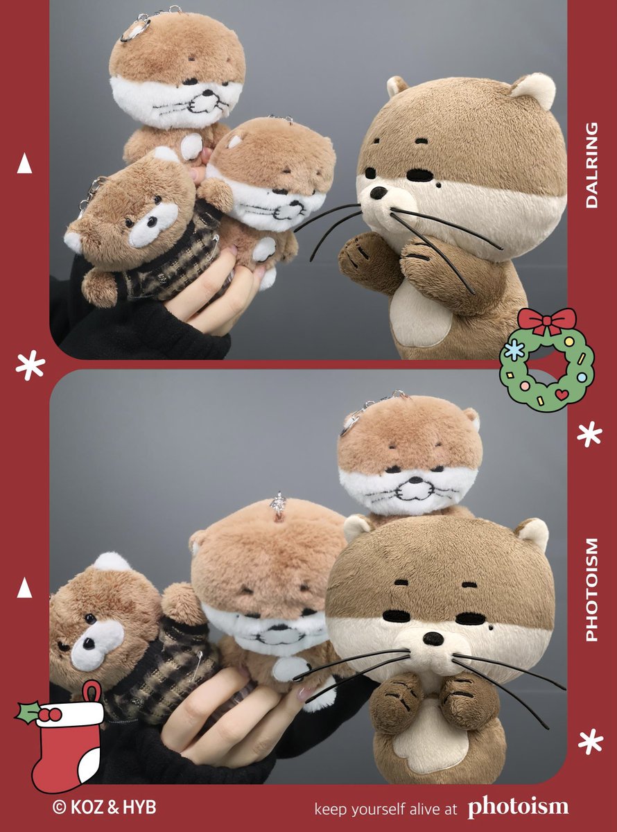 헤헤 달링이 너무 귀엽죠!!
다들 포토이즘 찍으실 때 인형하고 같이
찍으시길..🤎