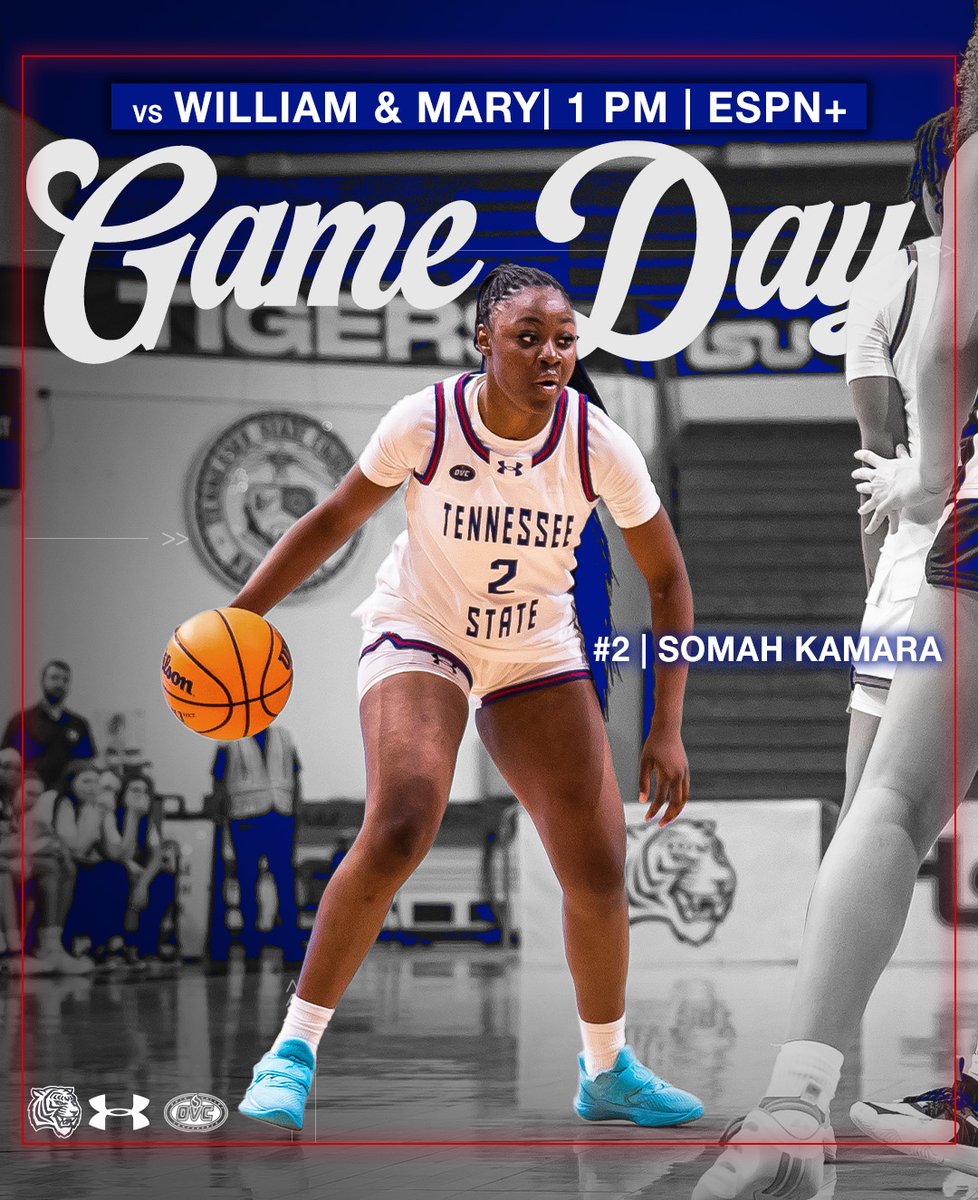 Tigers back at it in Gentry this afternoon!

🆚 William &amp; Mary
📍 Gentry Center | Nashville, TN
📺 ESPN+
📊 TSUTigers.com

#RoarCity