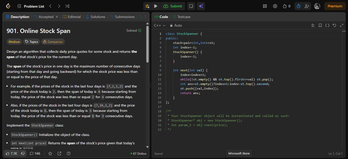 gauravnickk777's tweet image. GOOD MORNING EVERYONE  DSA — Sliding Window Maximum &amp;amp; Stock Span Problem 📈 Cohort 6.4 completed ✅ Added the N5 exam introduction section to my project 📘    #CodingJourney #DSA #FullStackDev #DailyProgress #LearningEveryday #WebDev