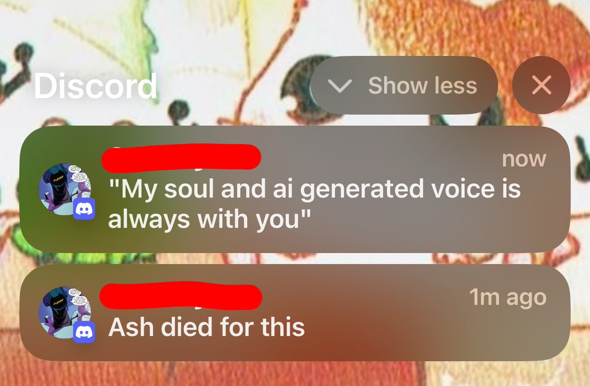 MeepsMuted's tweet photo. In regards of the Banana Fish AI Dub, I was sent this. Why must Amazon and my friend harm me so. https://t.co/RYjmP6Uqx0