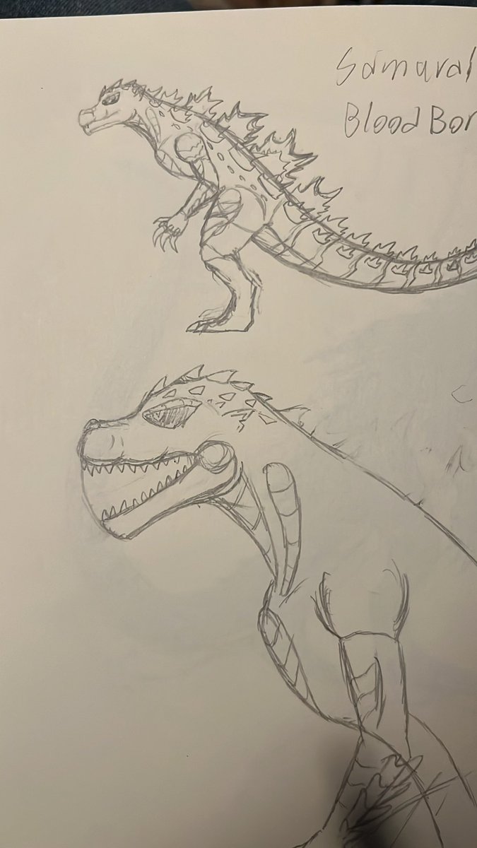 Kinda doing a design of Bloodborne for his age 30 form called Samurai, later on I wanna make a human version of him that is a samurai along with Prime Goji