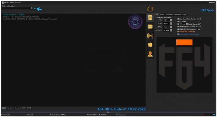 CrazyPerso79308's tweet image. Flash64 New Update V1.11.27.2025

📥Download: go.cyberslinks.com/r.php?id=2WRfRR

1. Auto LBA Skip on UFS with Secure Write-Protected Blocks

2. UFS Secure Write Protection Removal (WP Remove)

#flash64 #FlashingTools #androidTools #FreeTools #TechTools