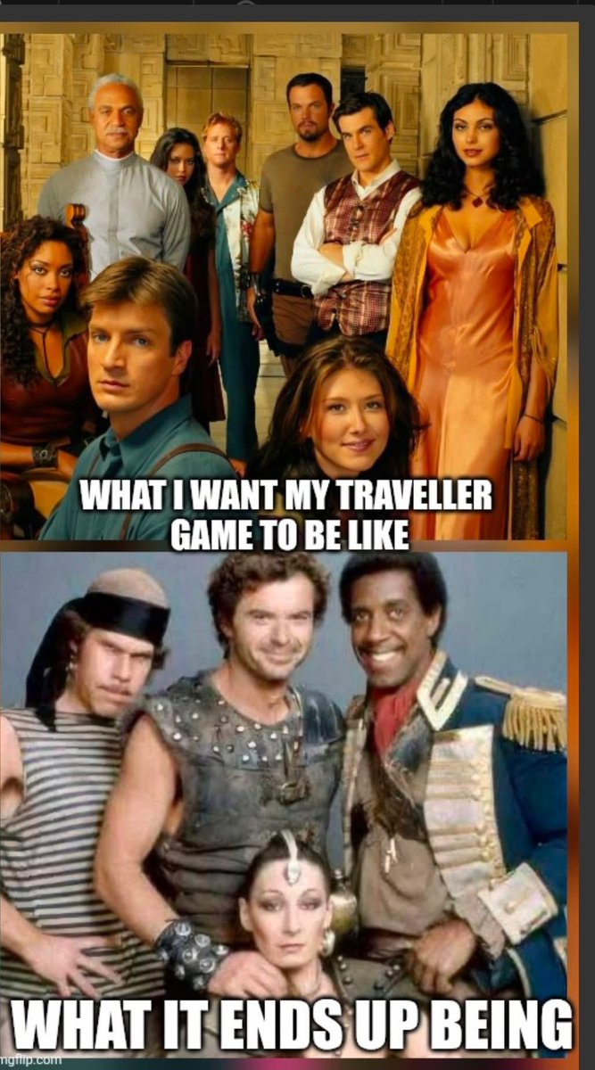 Traveller fans can relate 😂