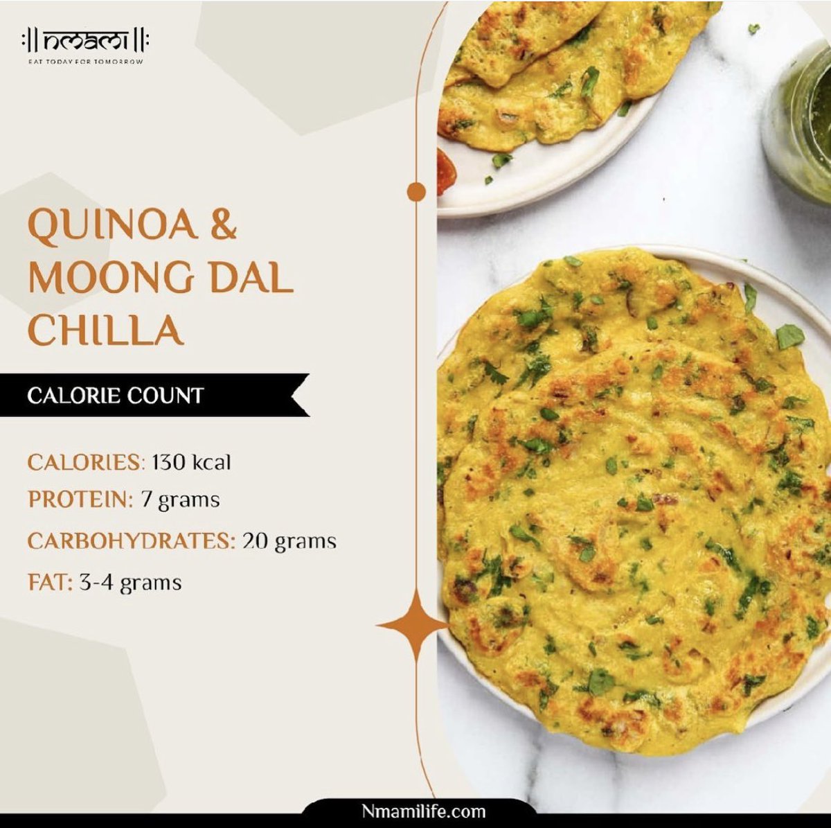 nmamilife's tweet image. Recipe of the day
—
Quinoa and moong dal chili is a healthy snack because it combines two nutrient-rich ingredients that provide a range of health benefits.

#Nmamilife #NmamiLifeGirl #EatTodayForTomorrow #Nutrition #Nutritionist #Diet #Dietitian #Health #Lifestyle #Nmami .