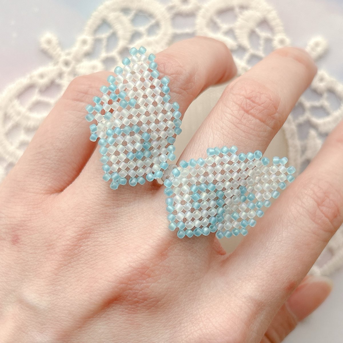 n_a_m_u_76's tweet image. angel wings🪽

sky blue🩵

#Namu #handmade #beads #angel #wings #ドット絵 #beadsring
