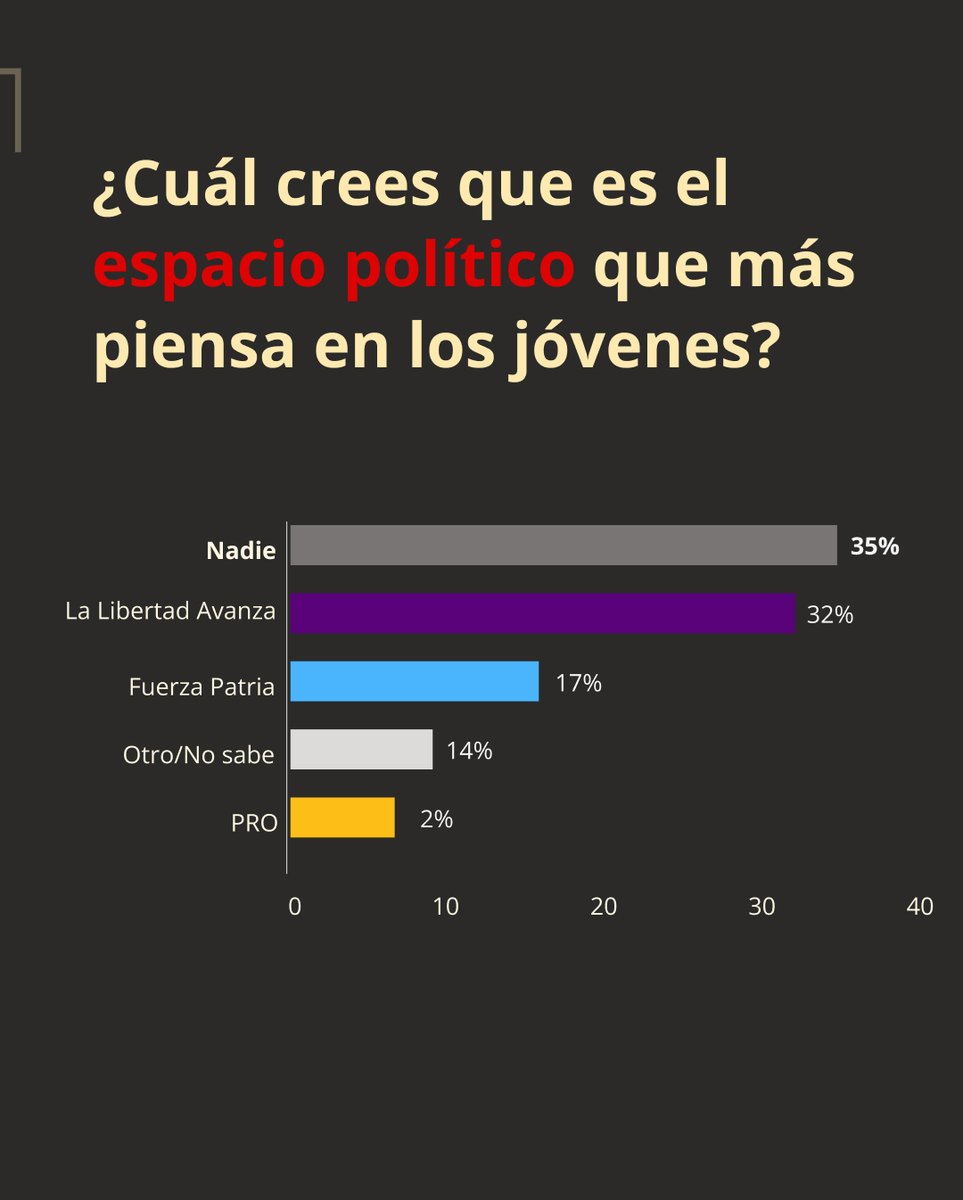 El 77% de los jóvenes tiene una mirada negativa sobre la política. ¿La razón? Sus urgencias reales: economía, trabajo y educación.

La juventud no se siente representada.