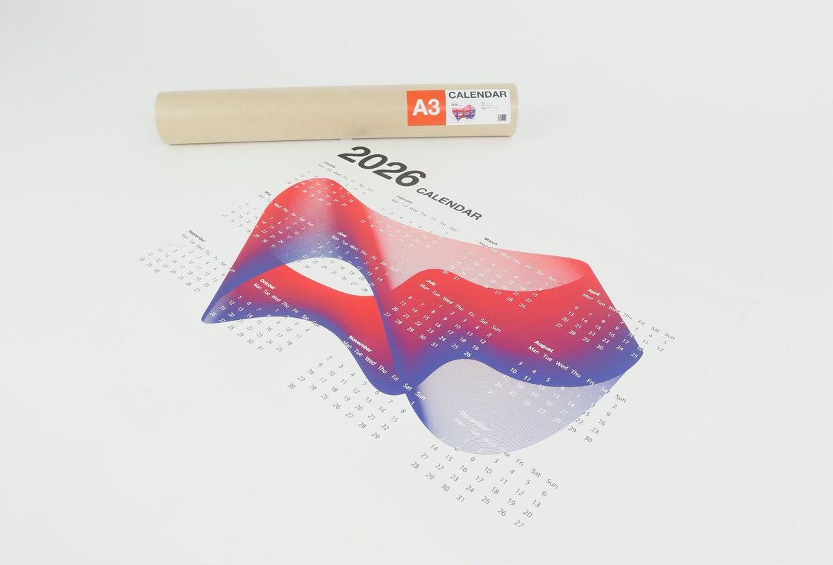 Shin_____D's tweet image. 2026カレンダー
#カレンダー 
#デザイン