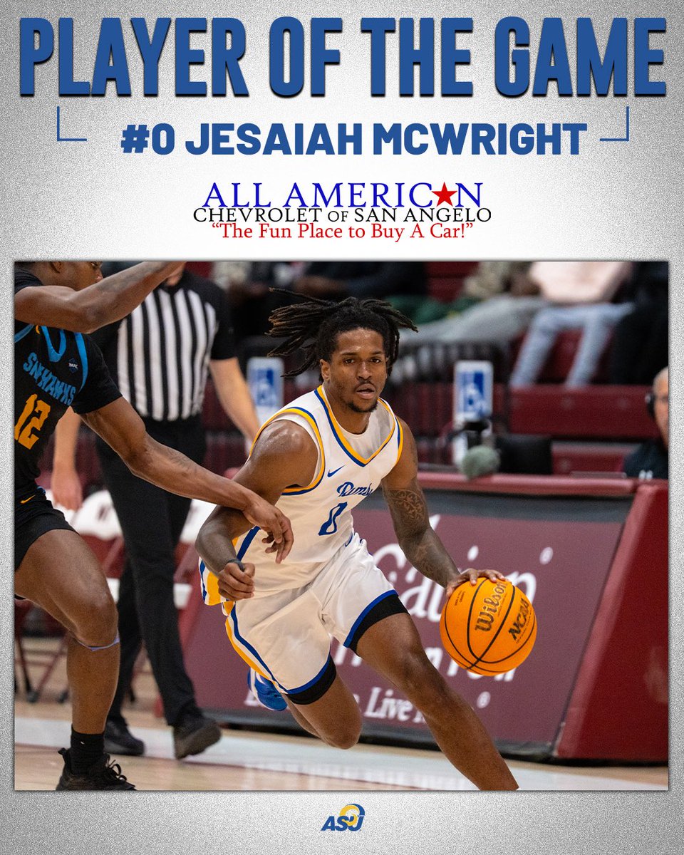 With 21 Points, 5 Assists, 2 Rebounds, And 2 Steals In The Win Over Fort Lewis, Jesaiah McWright Is The Player Of The Game

#RamHoops #RamEm