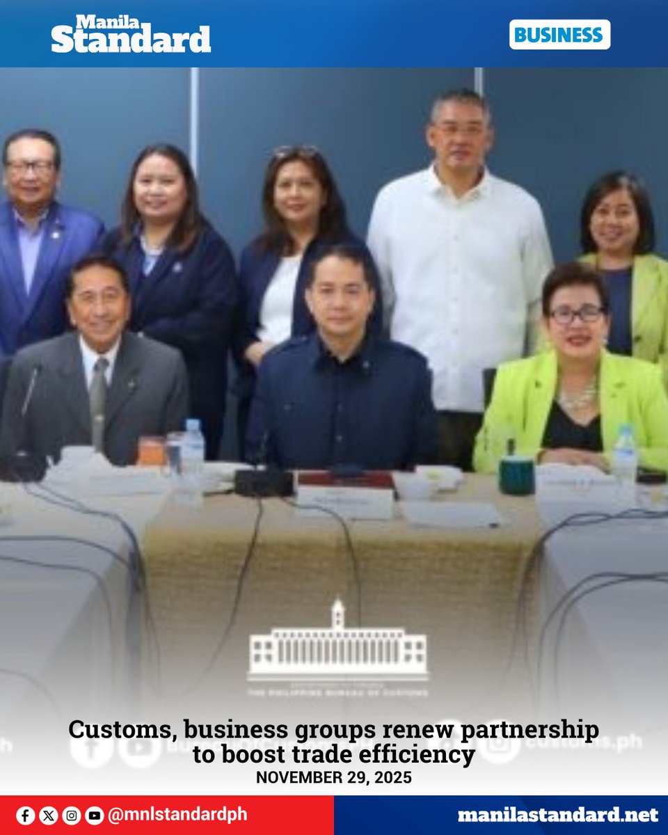 #MSBusiness | BOC Commissioner Ariel Nepomuceno said in a meeting with PCCI and PhilExport leaders that reforms are designed to improve service delivery, reduce processing delays and position export facilitation as a key driver of national economic growth.

READ: