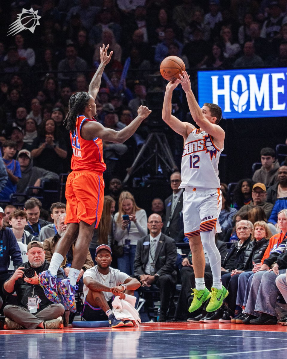 Collin continues to be on FIRE from deep!
His sixth straight game of 3+ 3PM, the second-longest active streak in the @NBA 🔥