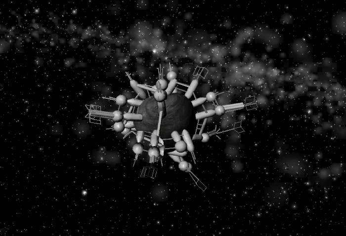 mikusingularity's tweet image. (Orion&apos;s Arm) The Technocalypse of 2534 had less effect on the outer Solar System, especially the Haloists living in the Kuiper Belt. Some cyborgs also moved to the Oort Cloud fearing another disaster, becoming the paranoid &amp;amp; isolationist Backgrounders.