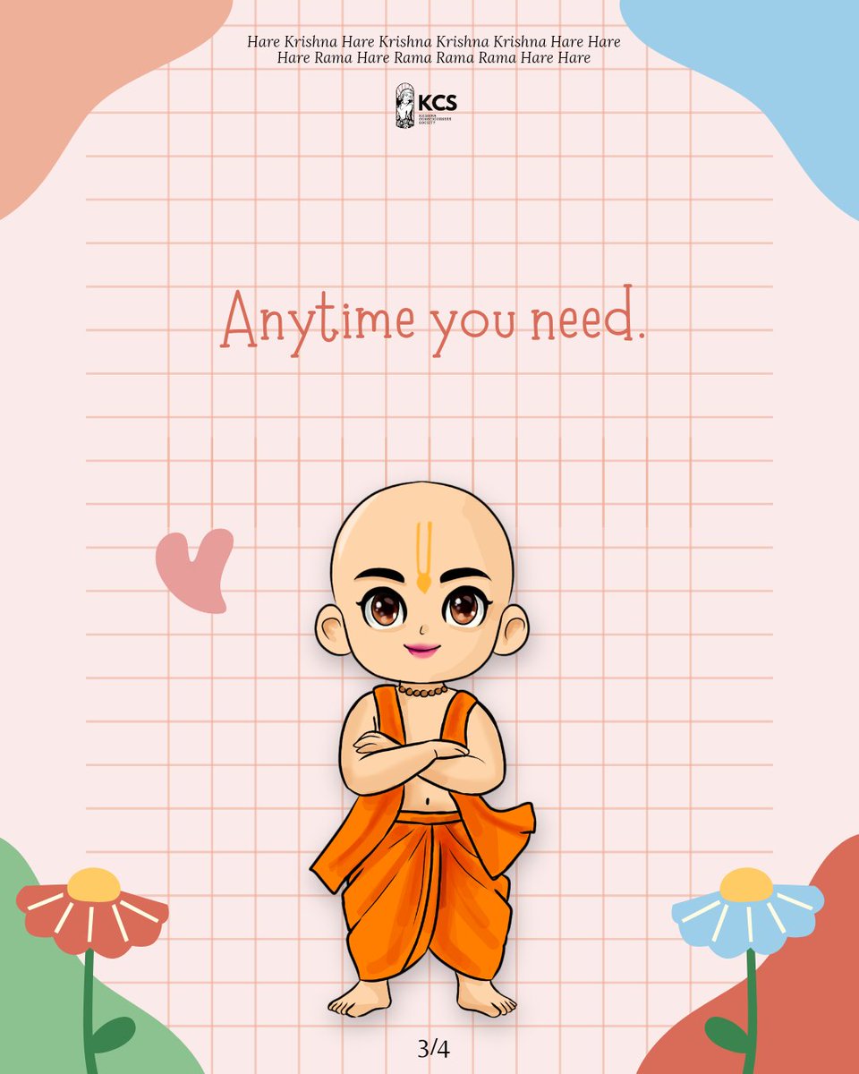 KCSociety_India's tweet photo. Your thoughts matter. Speak to caring devotee counselors anytime — private, judgment-free support through the Krishna Consciousness Society 24/7 Helpline! https://t.co/56B7nsV8MO