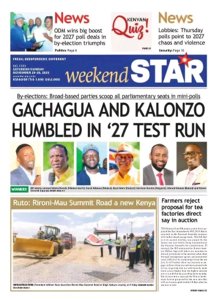 Dondoo Magazetini: Miongoni mwa taarifa kuu-  Wapinzani waona vimulimuli kwenye chaguzi ndogo. Kwani kuliendaje?

Watch us live: radio47.fm
Join WhatsApp channel: rb.gy/iwp64y
WhatsApp No: 0719 739487
X: @radio47_Kenya: x.com/Radio47_Kenya
Facebook: