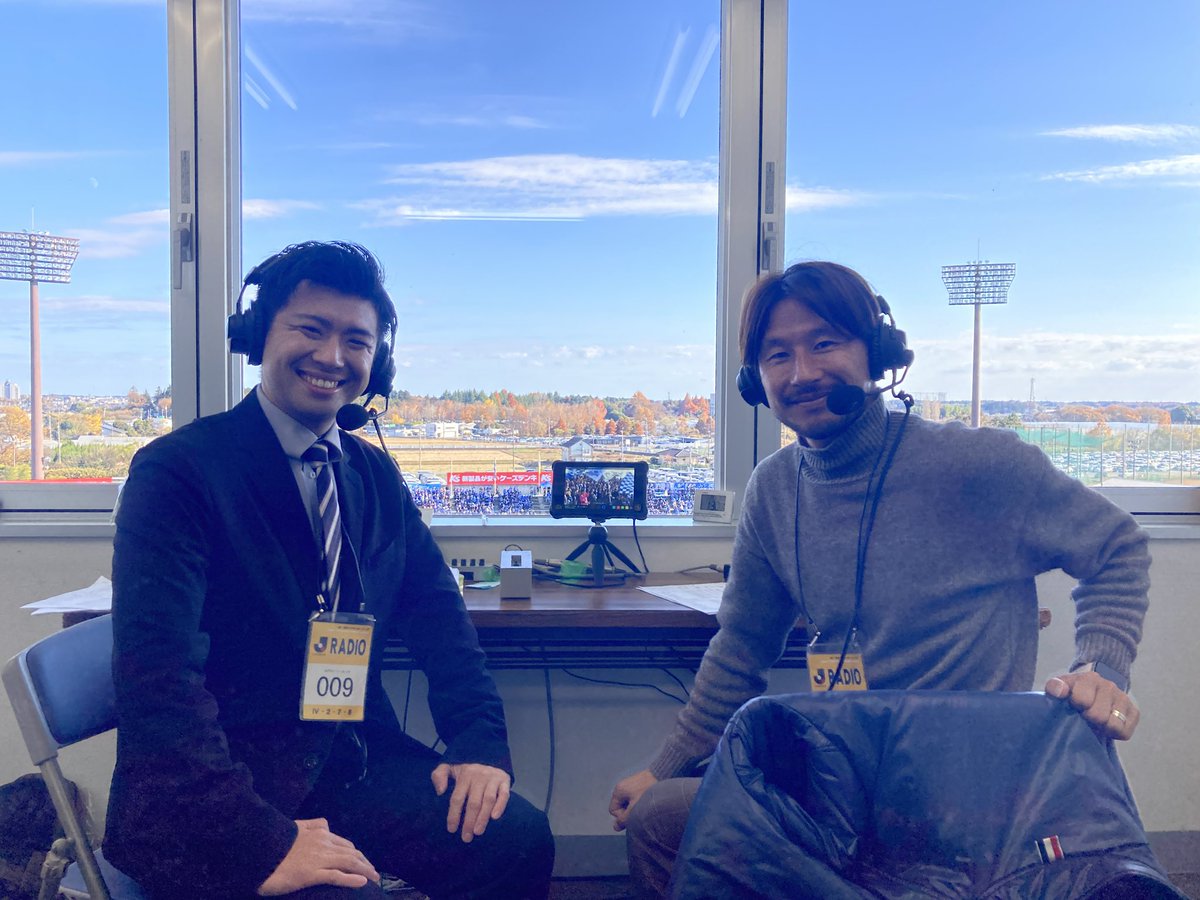 luckyfm_ibaraki's tweet photo. 2025明治安田J２リーグ
「水戸ホーリーホック対大分トリニータ」
実況中継⚽️

実況席🎙️も準備万端です‼️
盛り上がっていきましょう

#水戸ホーリーホック　#大分トリニータ 
 #LuckyFM https://t.co/E0ofXEoeCQ