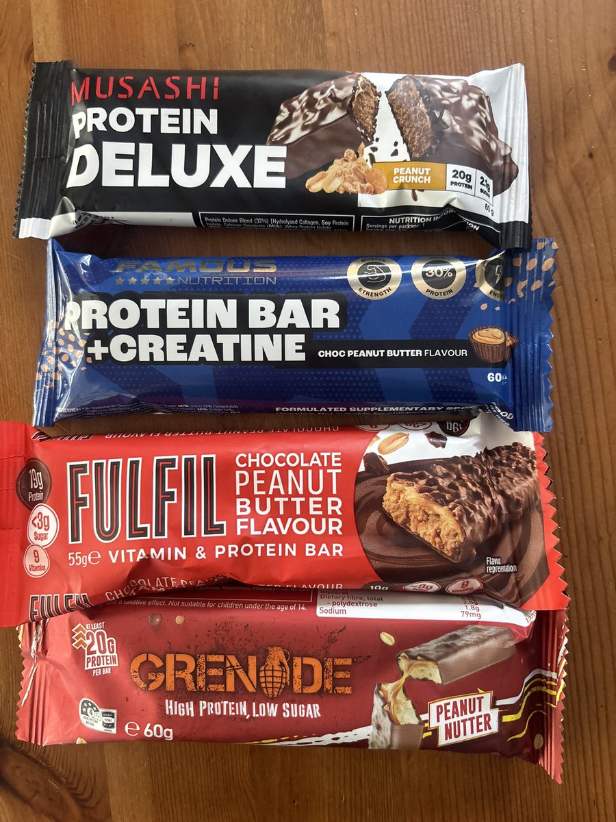 Bought some protein bars to try!!
Ik the musashi one is good but others we will see