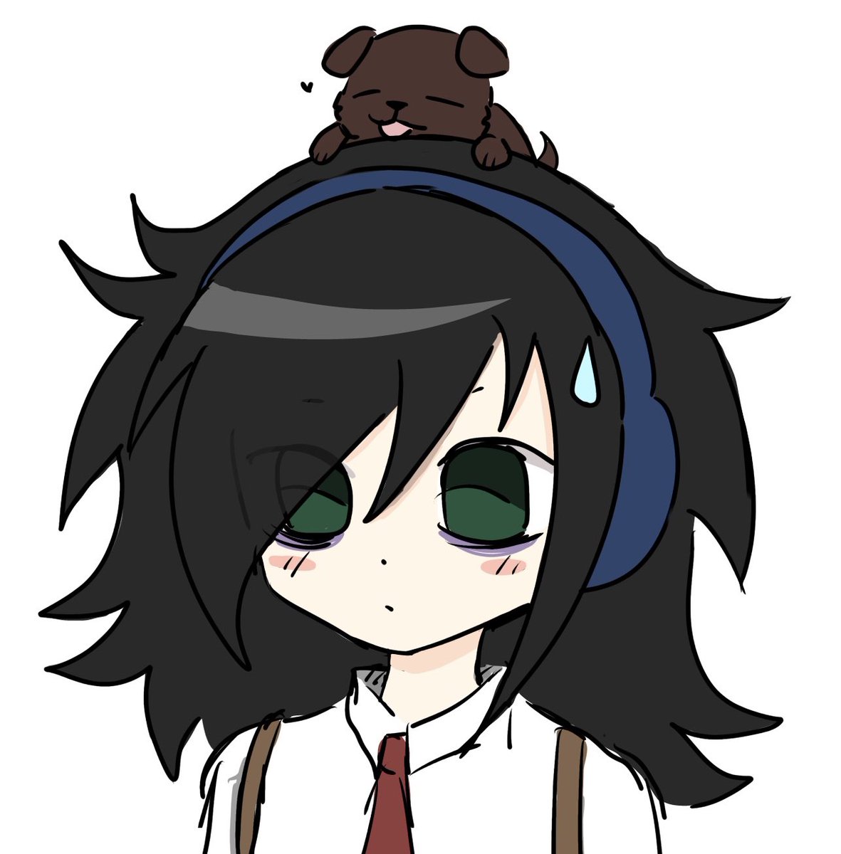 i got a new pen i am trying to get used to it (;´Д`)