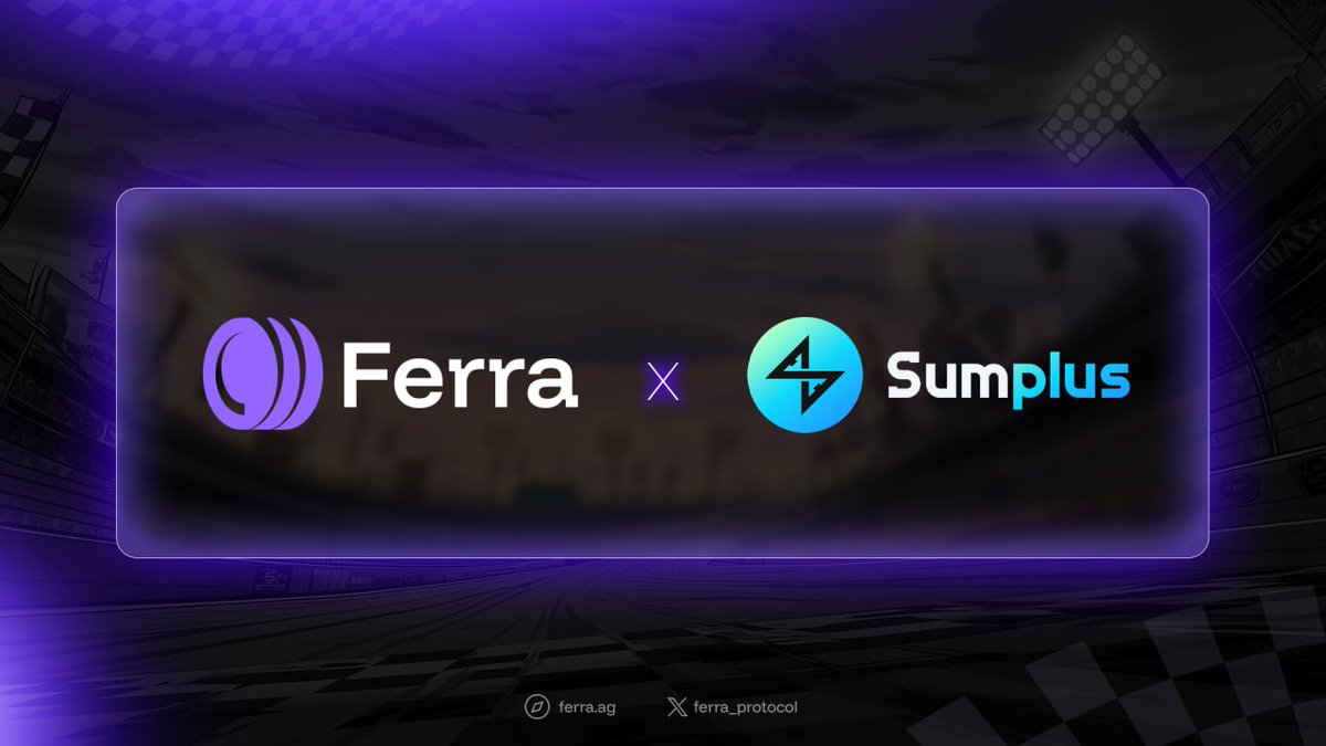 Ferra x <a href="/SumPlusReal/">SumPlus</a>

The Dynamic Liquidity Layer on Sui meets AI-powered Stablecoin Protocol for diversified on-chain yield.

Integration &amp; joint campaign up next. Onwards.
