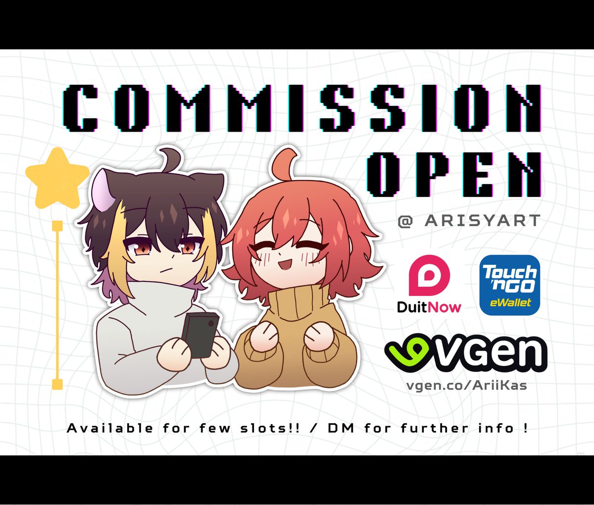 arii_bum's tweet photo. ⚠️EMERGENCY COMMS⚠️

Hello! I'm open commission slots for International dan local. Needs funds for college and to fix my phone that randomly gave up on me. DM me if you are interested! Thank you so much ♡

♡+Retweet are really appreciated ! ✨
#commissionopen https://t.co/F85it28HI6