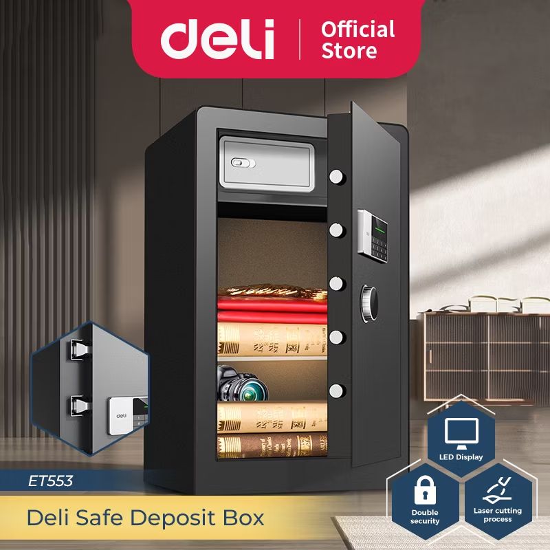 ceanzkandera's tweet image. Cek Deli Brankas Besi Digital / Digital Safe Box 48x42x80 cm Double Unlocking Step LED Display ET553 dengan harga Rp3.099.000. Dapatkan di Shopee sekarang! s.shopee.co.id/30gXgdG2XE?sha…