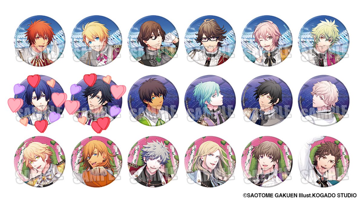 うたプリ ASSDMS 缶バッジ 嶺二 セシル カミュ 蘭丸 ヴァン 綺羅 ASSDMS向大和 うたプリ ASSDMS 缶バッジ 嶺二 セシル カミュ 蘭丸