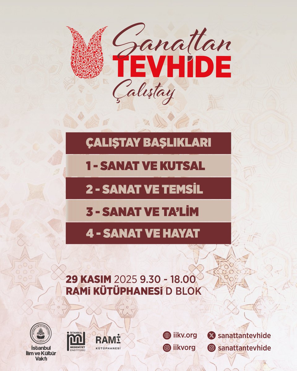 Çalıştayımızın Başlıkları: