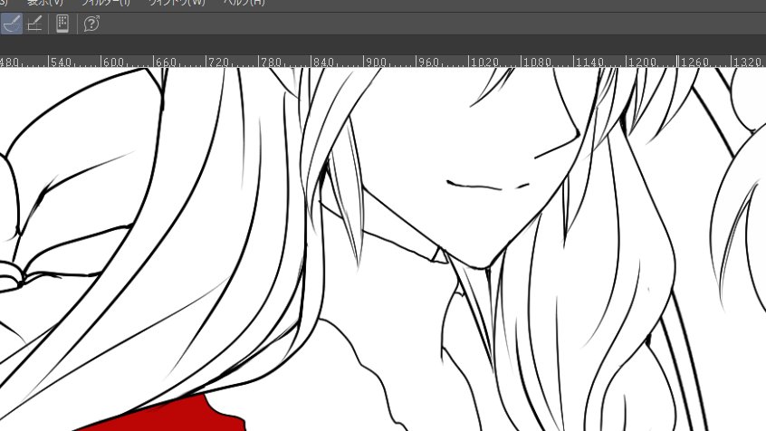 なんとかがんばってる‥‥。ぬりぬり。