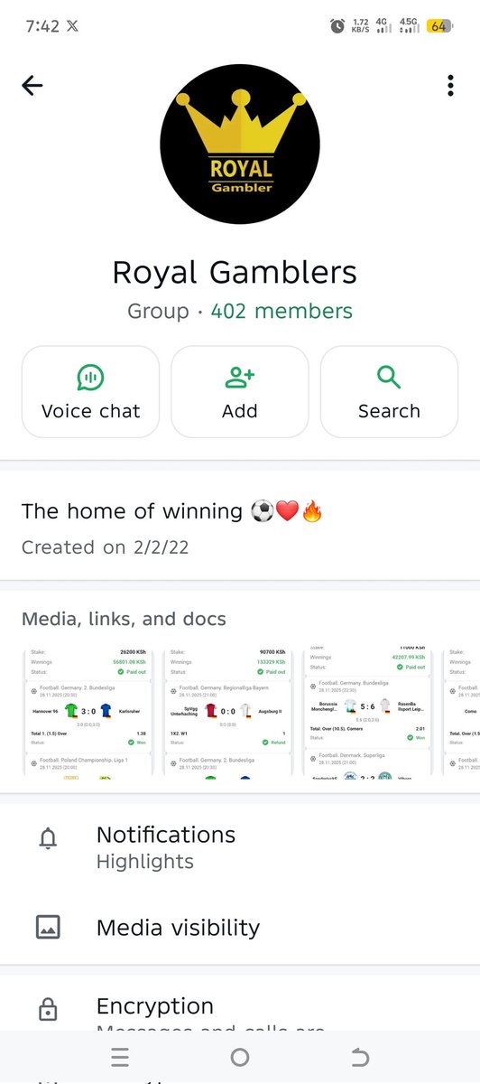 chat.whatsapp.com/COb7GQ774Sf48z…

Join For free &amp; reliable odds