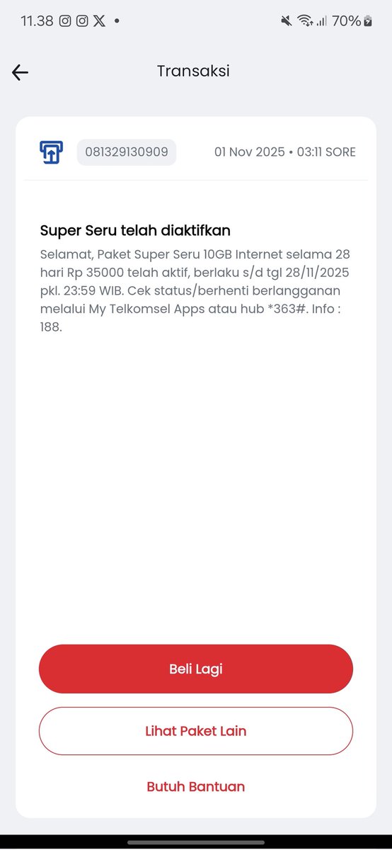 WinWin777_'s tweet photo. Anjir emg @Telkomsel naik mulu bbm aja naiknya kagak kaya gini amat dari 25k ke 29k trs 35k sekarang jadi 42k yang bener ajaa https://t.co/3YdxFz5TwM