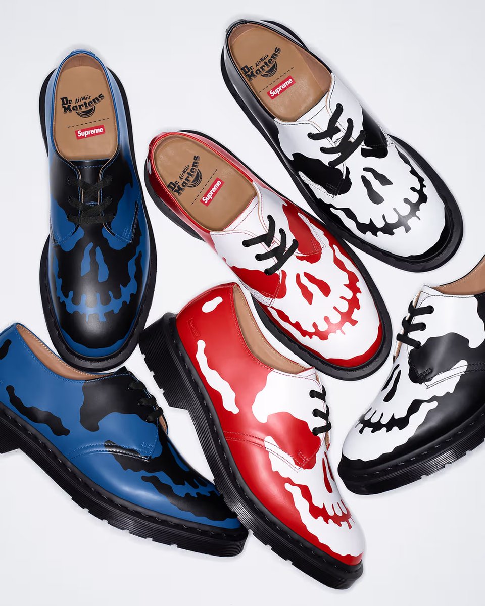 Supreme® × Dr. Martens® 新作1461 3-Eye Shoeが11/28発売（アジアは11