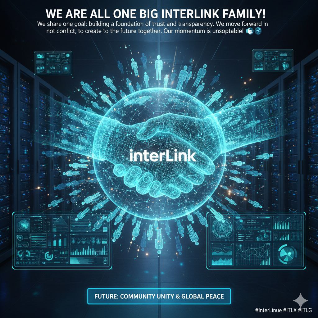 Its_Fahim123's tweet image. We are all one big @inter_link family! We share one goal: building a foundation of trust and transparency. We move forward in peace, not conflict, to create the future together. Our momentum is unstoppable! 🤝🌐
#InterLink #CommunityUnity #ITL #MovingForward #ITLG @kv_interlink
