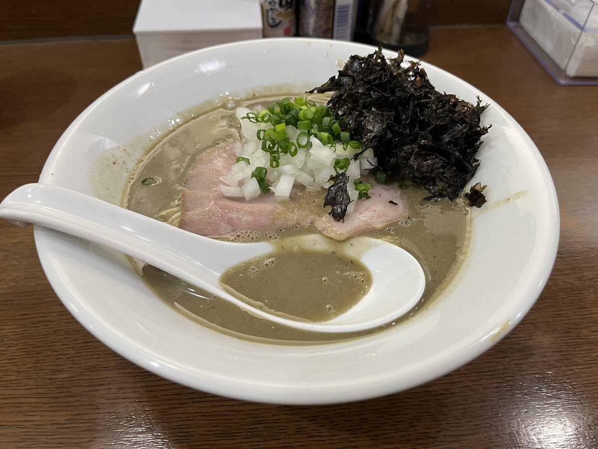 #志天隊昼飯ラーメン界隈
濃厚煮干！！！