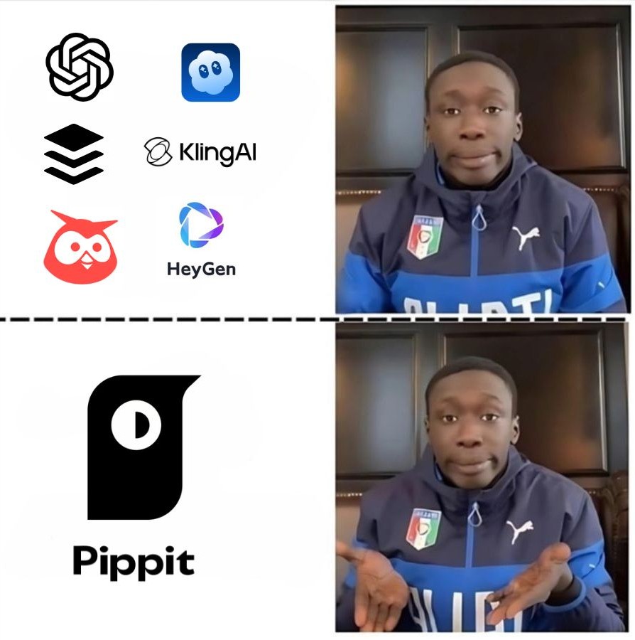 Ronycoder's tweet image. Stop using 10 different tools.

One AI agent now handles everything planning, creating, scheduling, and posting.

@Pippitofficial just launched the first-ever Marketing Agent, and it feels like skipping weeks of work.

Here’s what it can do 👇