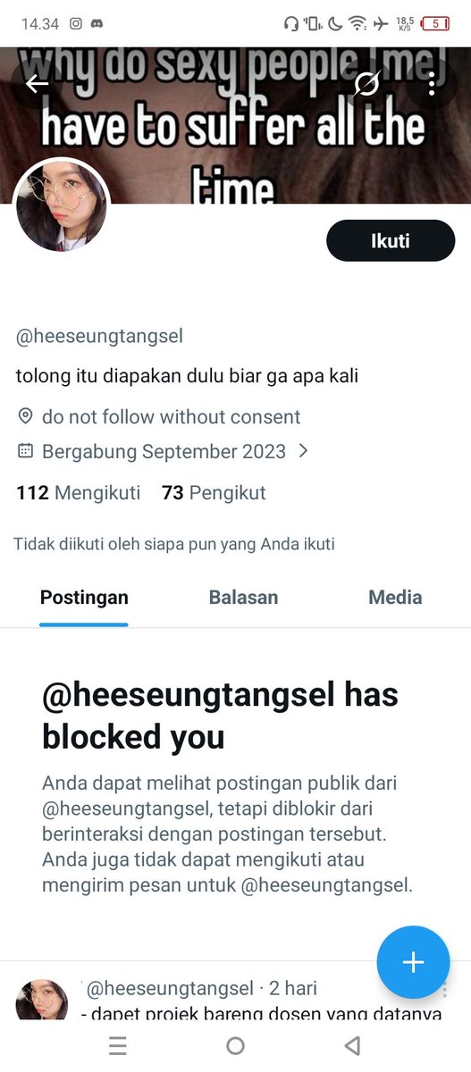 cagstile's tweet photo. cupu bgt deh 
@tinkexs @heeseungtangsel @swampcola 

ini udh tau cowonya ada cewe atau cewenya gatau samsek? 

@payiung @joyfulwhitewolf 

gantian ya alfi, gua ancur lu jg musti ancur hehehehe https://t.co/4yZ5KpJJuo