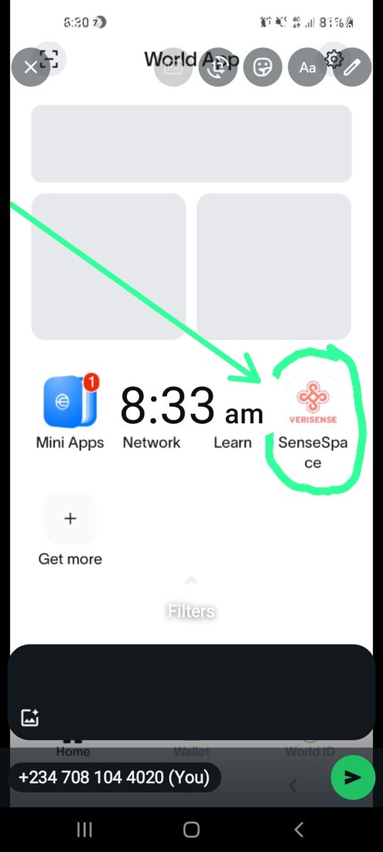 Ashman_Dx's tweet photo. Tweet 1:
🔹 Here’s a quick guide on how to use Sense Space inside the World App.
It’s simple, fast, and helps you maximize your daily
🔹 Step 1: Open your World App
Go to the Sense Space section on your home screen.
You’ll see tasks, tools, and your daily progress.
#sensespace https://t.co/6R4IwNHw9n