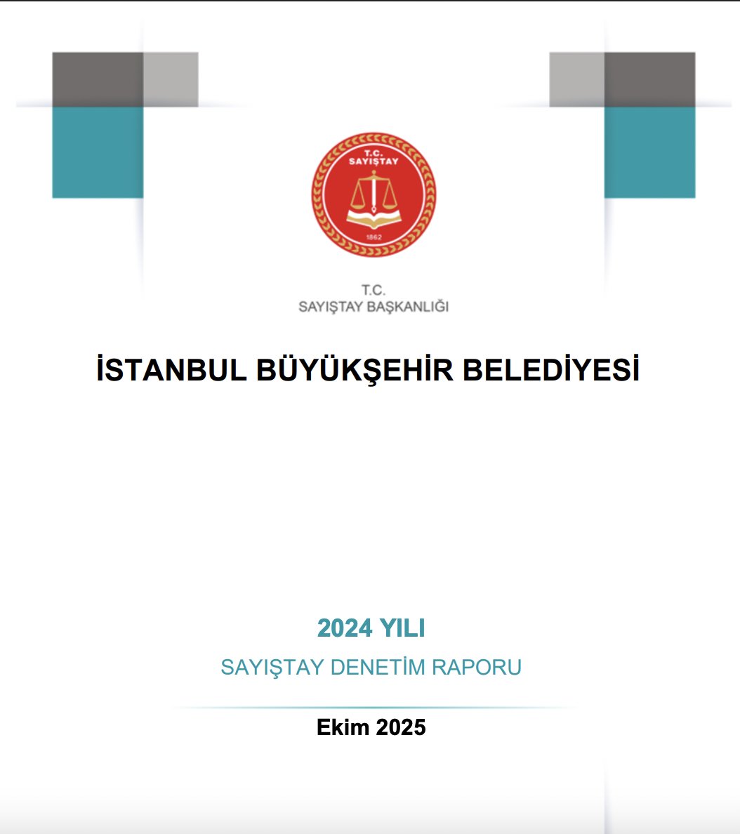 Ekim 2025'te hazırlanan 438 sayfalık 2024 Yılı İBB Sayıştay Denetim Raporunu okuyorum. Raporda 116 tane usulsüzlüğe yönelik tespit var. Son 100 sayfam kaldı. Bitirince, "Sayıştay denetlemiş bir şey bulamamış" diye insanları kandıranlara yönelik rapordaki 116 tespiti kalem kalem