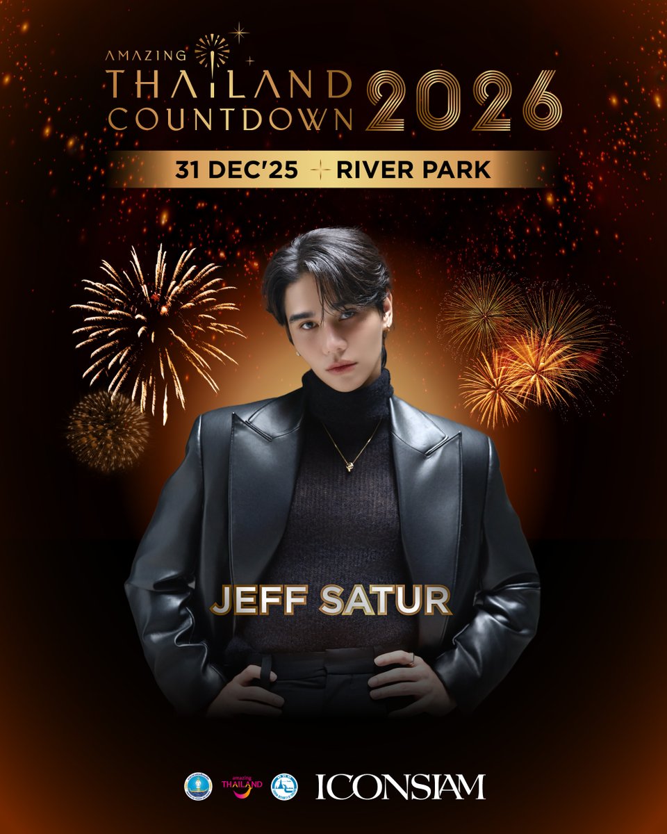 iconsiam's tweet image. 31 ธันวาคมนี้ เตรียมมาพบกับ &apos;ของขวัญปีใหม่&apos; ในคืนข้ามปีจากเจฟ ซาเตอร์ บนเวทีเคานต์ดาวน์ที่ไอคอนสยาม 🪐

🚩 Amazing Thailand Countdown 2026
📆 27–31 ธันวาคม 2568
@jeffsatur 

#JeffSatur #CountdownatICONSIAM #AmazingThailandCountdown2026 #เคานต์ดาวน์ที่ไอคอนสยาม #ICONSIAM