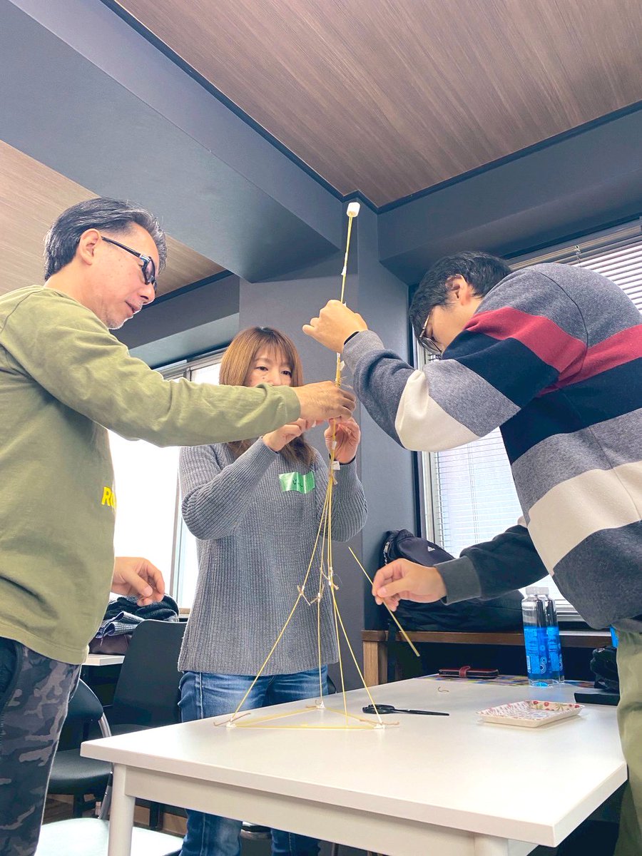 恒例のパスタタワー🗼