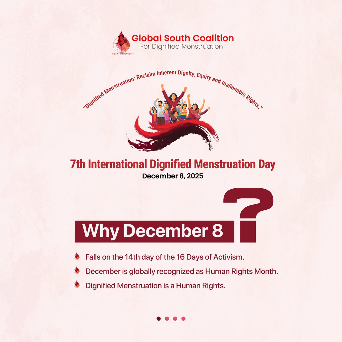 Global South Coalition for Dignified Menstruation tweet media