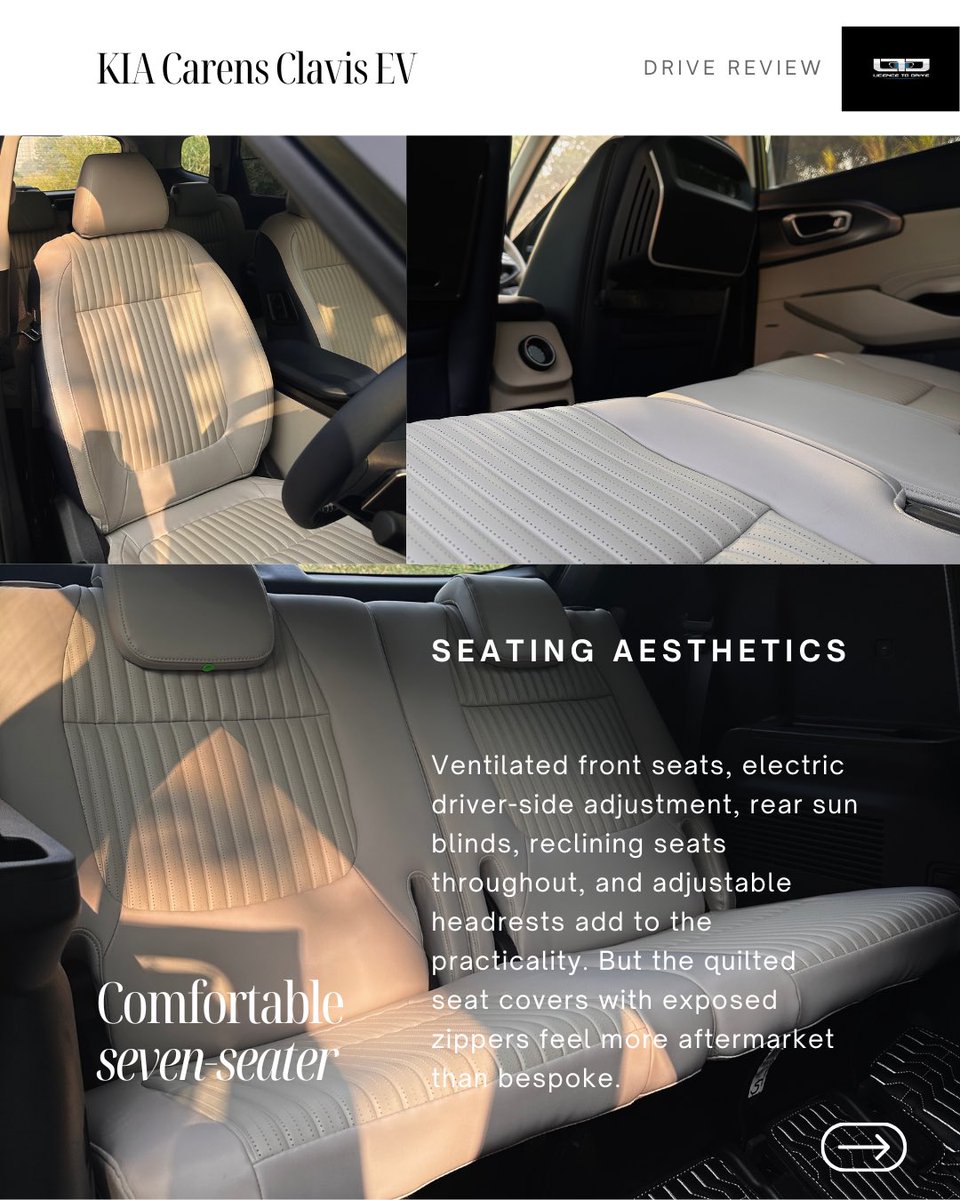 Amid a wave of overhyped SUV launches lately, it’s refreshing to drive an electric MPV that quietly gets the VFM package right. 

The Kia Carens Clavis EV feels calm, capable and genuinely well-sorted. 

<a href="/KiaInd/">Kia India</a> #licencetodrive